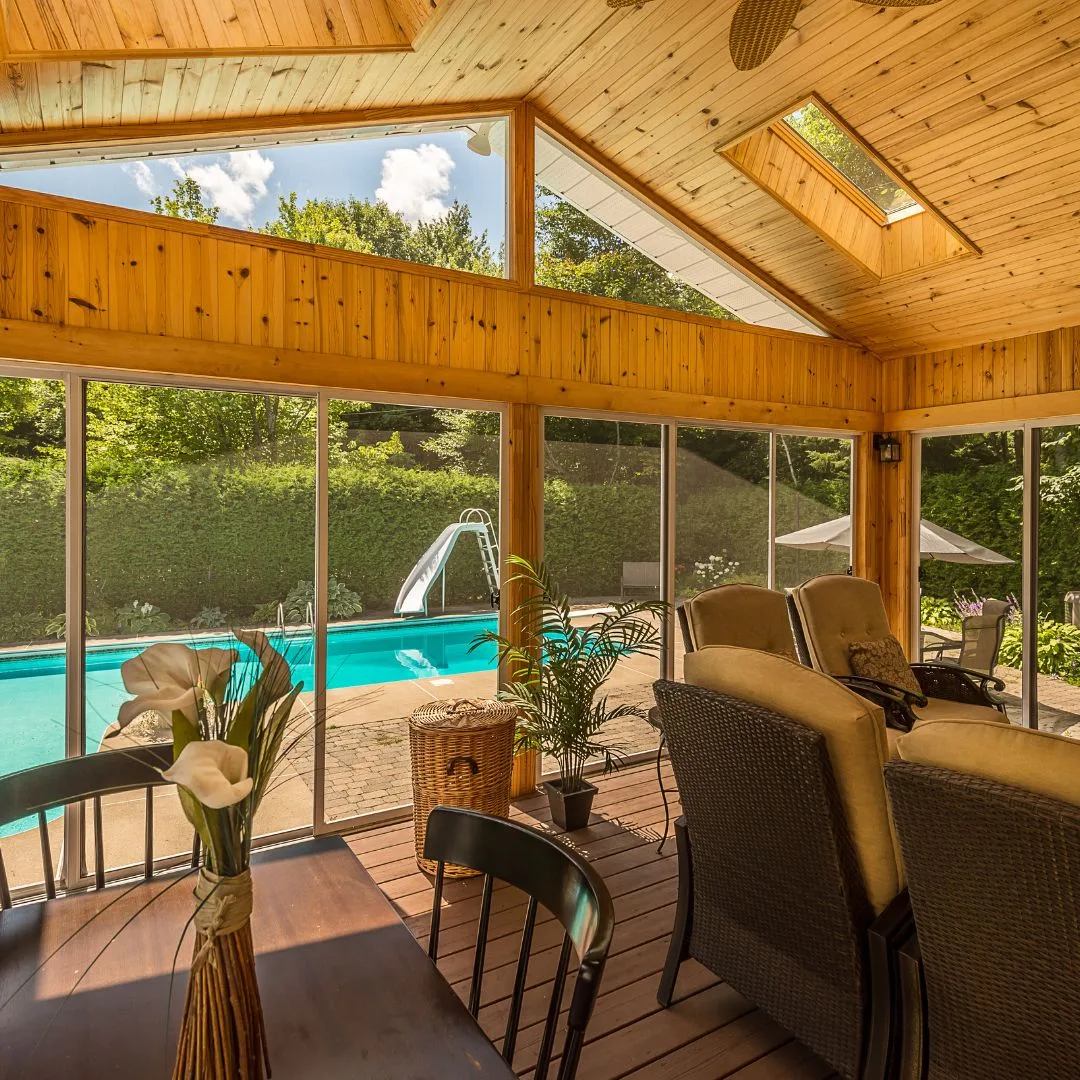 Screen room design example in Lake City, FL