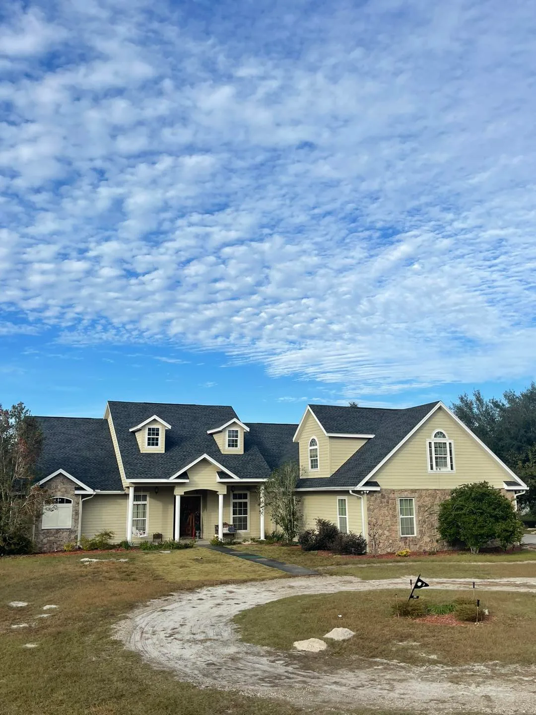 Home in the Creative Concepts service area with a completed roofing project