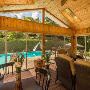 An example of a screen room. 