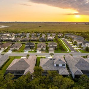 Roofing Fort White FL - An image of an aerial view of a residential neighborhood in Florida